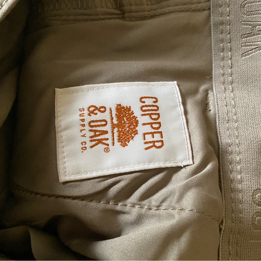 Copper & Oak Classic Straight-Leg Khaki Pants - Tan 38 X 34 - Picture 5 of 6